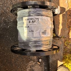 500 ft. 8 Black Stranded CU SIMpull THHN Wire