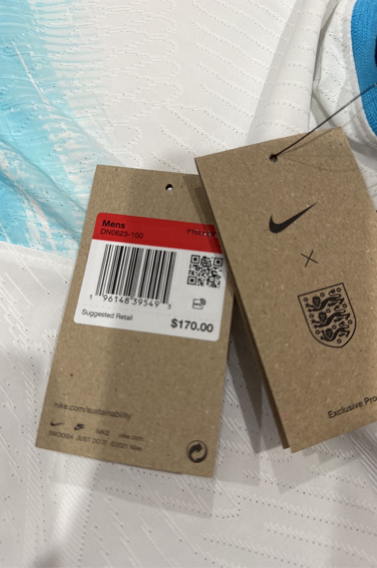 England 2022/23 Match Home Men's Nike Dri-FIT ADV Soccer Jersey