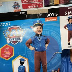 Boys Paw Patrol Halloween Costume 