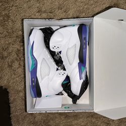 Jordan 5 Retro Grape 2025) Size 10.5 Men Brand New 