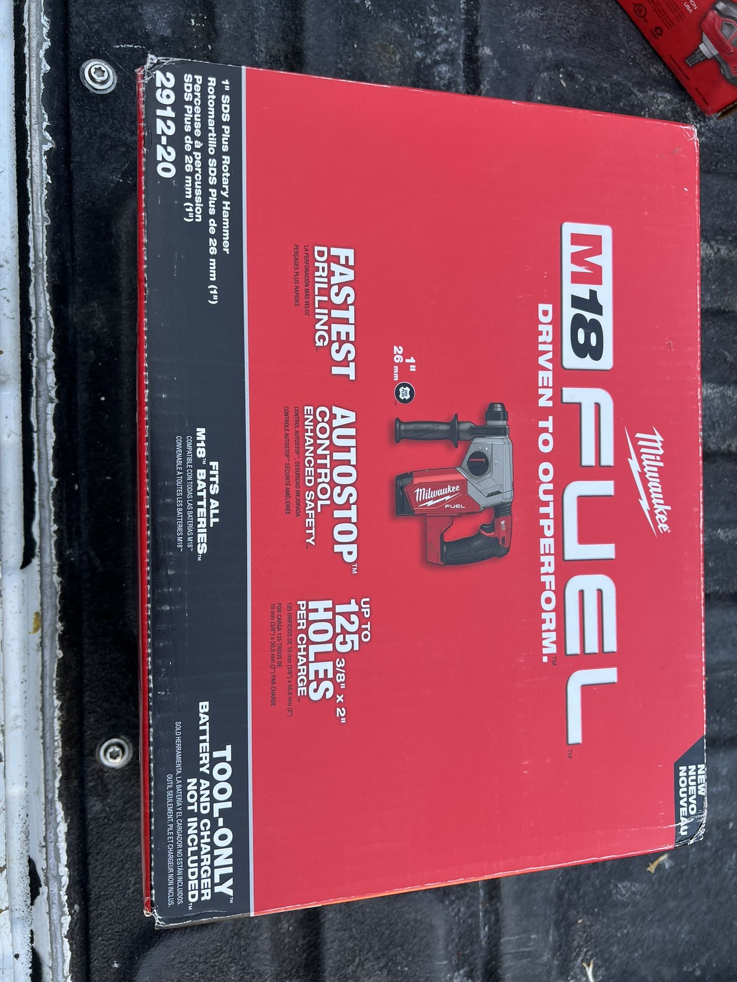 Milwaukee 1” SDS Rotary Hammer Drill