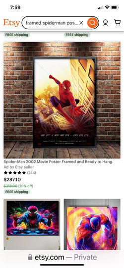 Spiderman 2002 Movie Poster