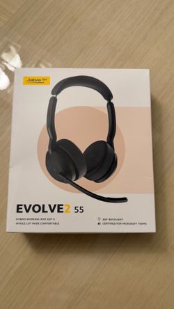 Jabra Evolve2 55 Hybrid Headset