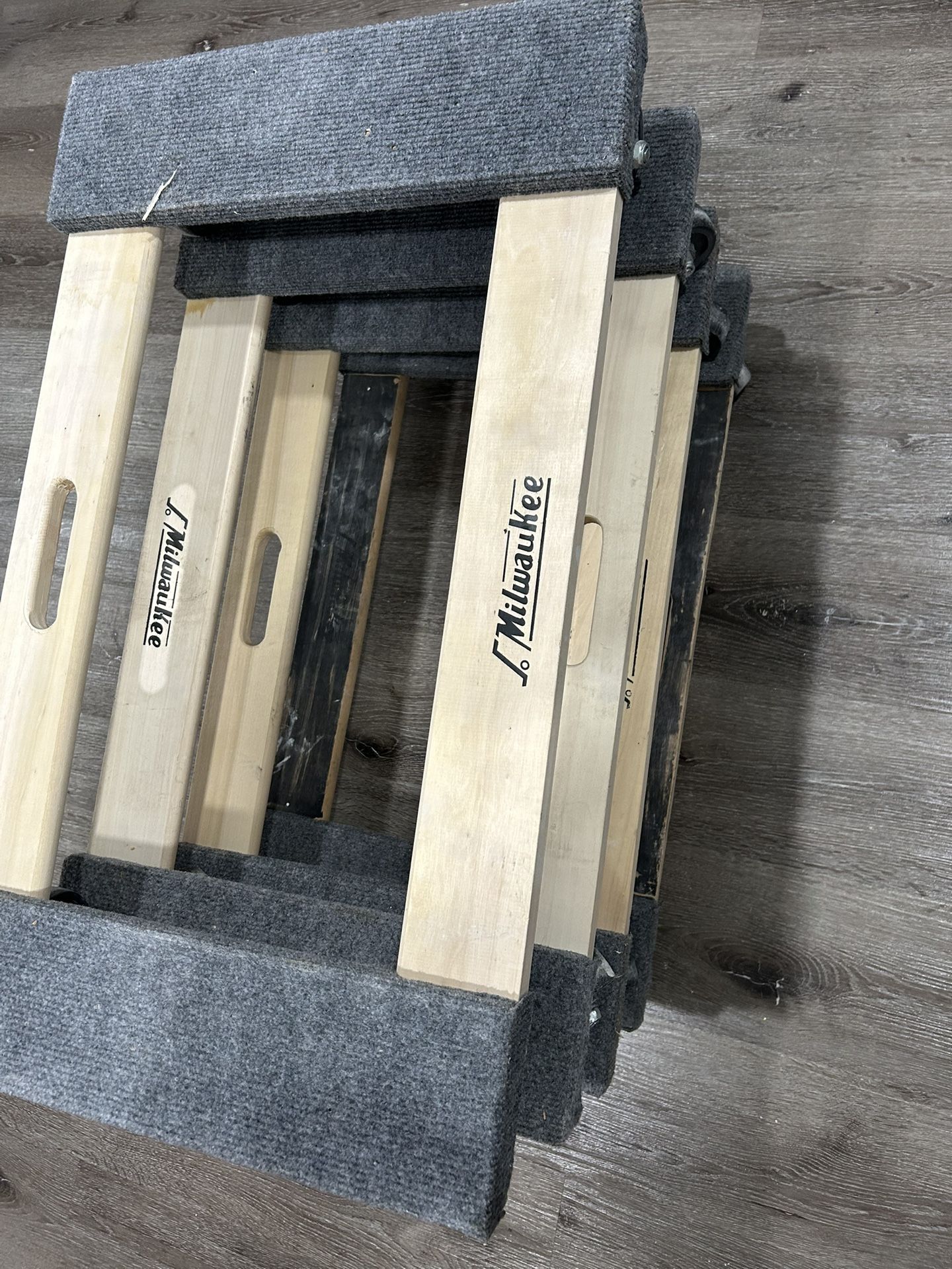Set of 4 Milwaukee Moving Dollies