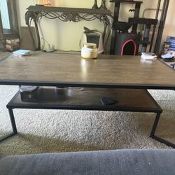 Coffee Table With End Table