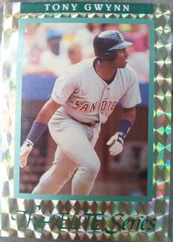 1991 Leaf Elite Series Tony Gwynn Foil Card