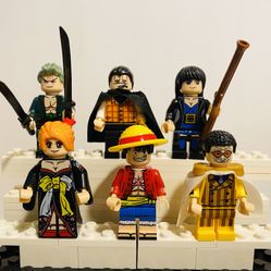 One Piece Anime Minifigures Manga Anime Set | New Custom LEGO Compatible Toy