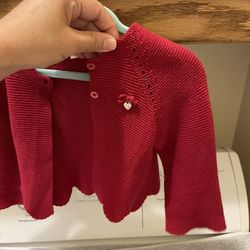 Gir’s Red Cardigan