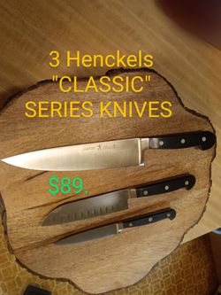 #836... Henkels Classic Series Kitchen Knives