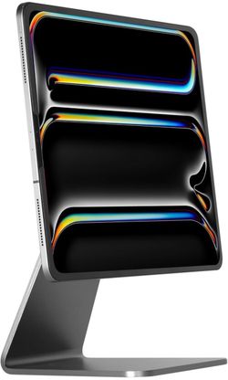 Magnetic iPad Stand - Space Gray, Aluminum Alloy