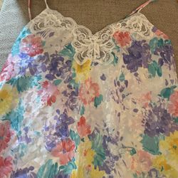 Vintage items, Dark Blue Half Slip Skirt and Lingerie Top
