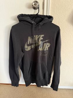 Nike Air Camo Pullover Hoodie Black Small