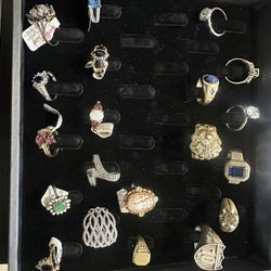 10k 14k Gold Rings Sapphire Diamond 