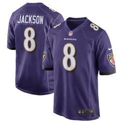 🟣⚫️ Ravens Lamar Jackson NFL Nike Jersey Medium or Large, Black or Purple New & Authentic ⚫️🟣 (READ DESCRIPTION BEFORE SENDING MESSAGE)