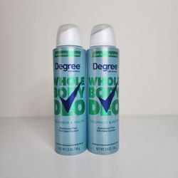 2 Degree whole body spray deodorant