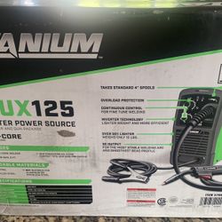 TITANIUM FLUX 125 AMP Welder