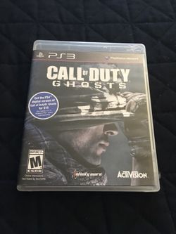 PS3 call of duty ghost