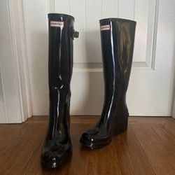 Hunter Boots With Heel