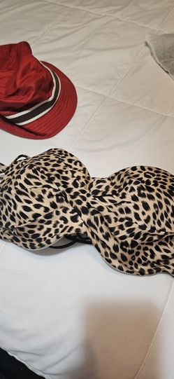 Leopard Print Bikini Top