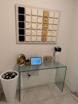 Glass Console table
