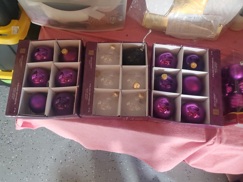 Purple Ornaments