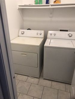 Washer And Dryer