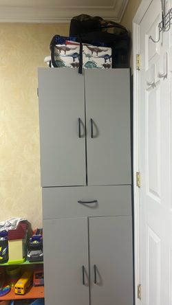 Grey closet