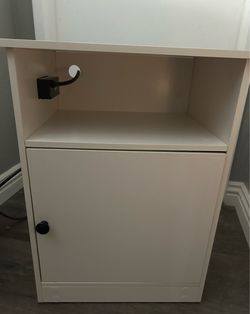 White nightstand