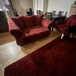 Free Sofas And Rug (pending Pickup)