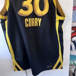 Warriors, Steph Curry, NBA jersey, Basketball jersey, Size Large, and City Edition
