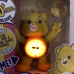 2020 Care Bears FUNSHINE BEAR 5" Interactive Figure Talk YELLOW Bear Sunshine