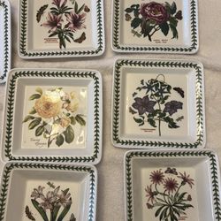 Botanical Garden Plates Lot 