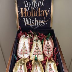 Christmas Tree Shell Ornaments