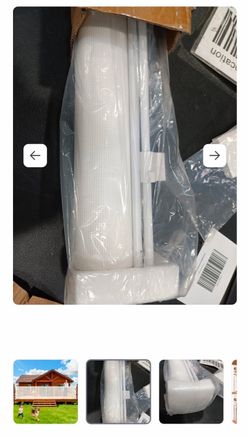 White Deck Railing Panel Kit