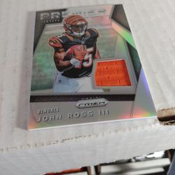 2007 Prizm Panini John Ross Third Relic Rookie Card