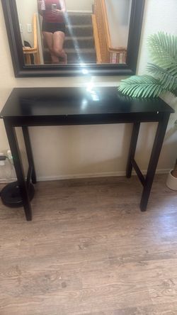 Black entry way table/bar table