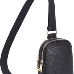 INICAT Anti Theft Crossbody Bag for Women, Small RFID Blocking Sling Purse with Zipper Lock for Travel, Vegan Leathe