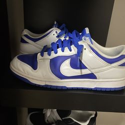 Racer Blue White Dunks
