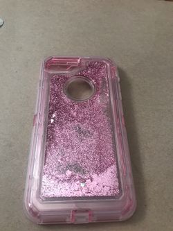 Case iPhone 7 Plus 8plus Glitter Liquid brand new 3