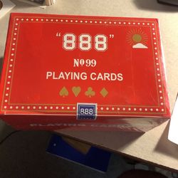 “888” No99 Playing Cards For Sale 