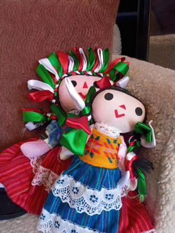 Handmade Mexican dolls