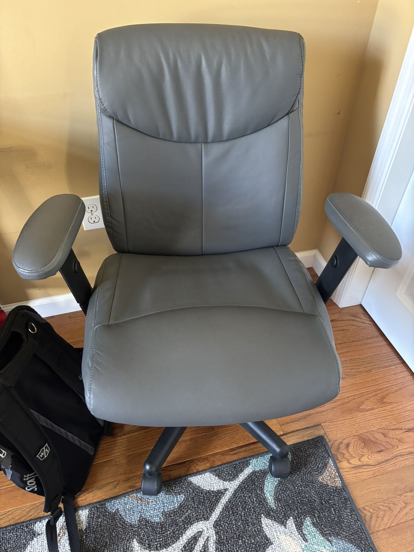 Leather Gray Chair
