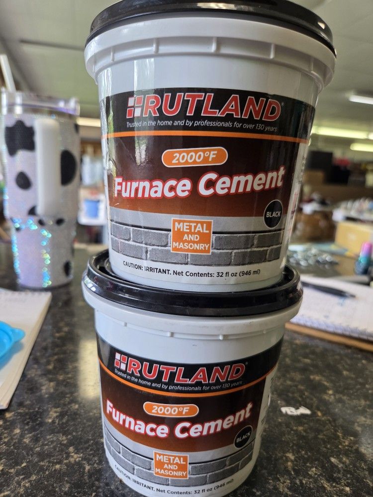 32oz Black Furnace Cement