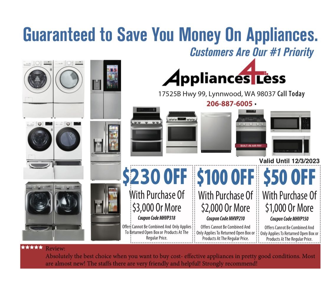 LG Appliances On Sale