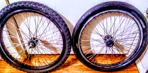 217 in wheels and tires for a bicycle obviously