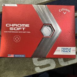 1 Dozen Brand New Callaway Chrome Soft Golf Balls
