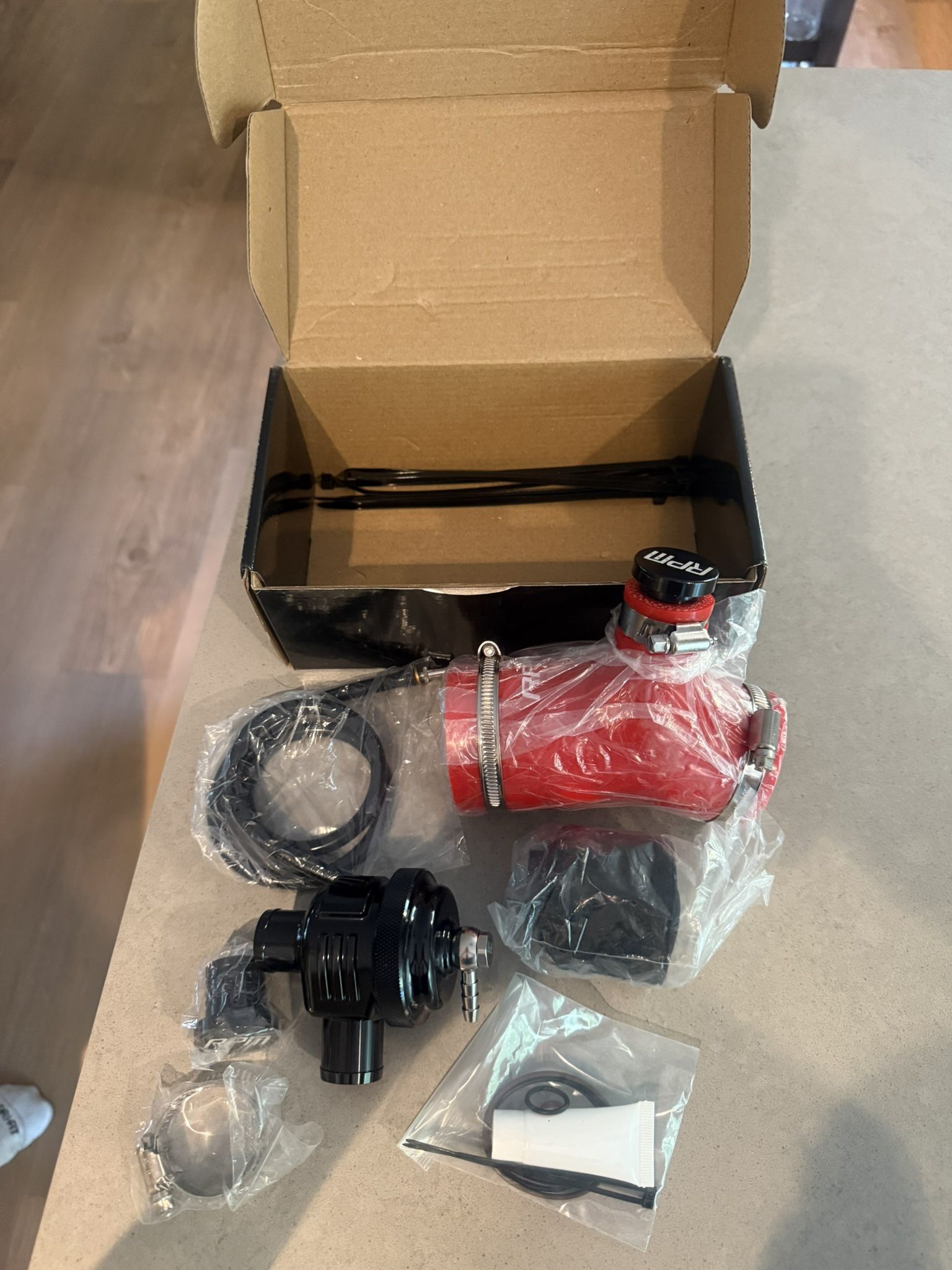 RPM RMK 850 Patriot Boost Silicone Intake & Charge Tube Kit With BOV