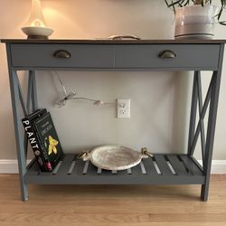  Farmhouse Console Table with Drawer
