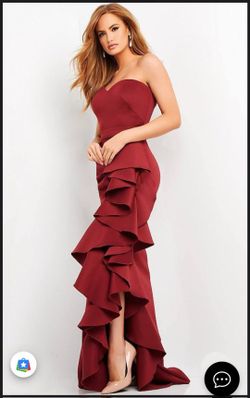 Jovani Strapless Evening Dress