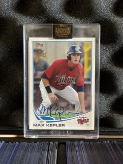 2022 Topps Archives Signatures Max Kepler Autograph Numbered 1/19